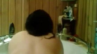 hot shower bathing with steamy vibes