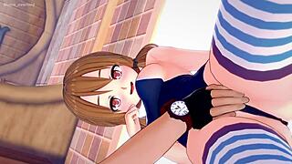 La hermanastra quiere cariño usando su traje de baño, naughty and taboo.