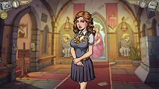 McGonagall, what are you doing in this innocent witches cosplay scene?