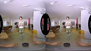 Pizza Babe Monika Vr Bent Over Doggy