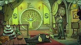 McGonagall, what are you doing in this innocent witches cosplay scene?