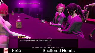 Sheltered hearts in this anime dating game