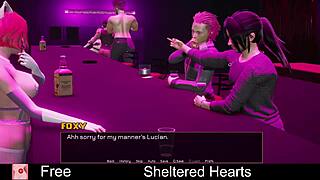 Sheltered hearts in this anime dating game