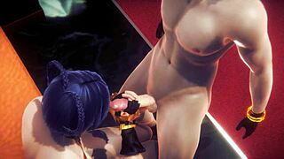 Xianglin Gives Handjob and Anal in Genshin Hentai!