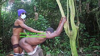 Hot Fuck In Woods! Tourists Orgasm Wildly!