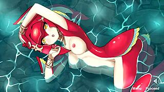 mipha from zelda in hentai compilation