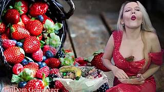 food fetish meets financial domination with kinky glasses