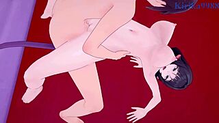 Jane Doe and Belle Rin have intense sex in this hentai.