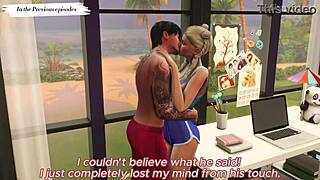 I-I accidentally let my horny stepsister get fucked by stepbrother and a stranger, oh no, in this sims 4 3d animation with big tits and cumshot.