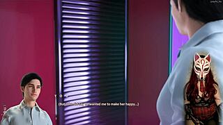 Gamer Girl In See-Through Bra Plays Porn Game In Apocalust 9