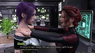 Stranded in space 3, exciting competition between MILFs and teens!