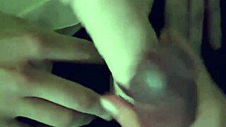 frottage handjob with strap on in couple play