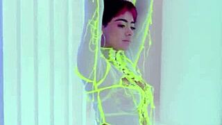 Mia Valentine posing her big ass?