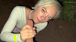 Girlfriend Gives Me an Outdoor Blowjob and Drains Cum Out of Me Eddie Danger