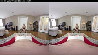 nikky dream acts as slut in vr bathroom fetish scene