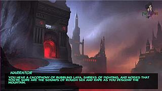 legend of elmora part 3: rough sex against the rocks 😈