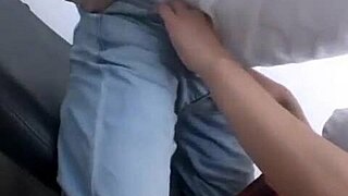 Petite teen sucks and gets cum in mouth in class