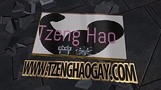 twink boys giving blowjob and getting fucked by muscular hunk