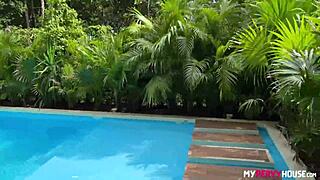 Stepsis Khloe Kapri goes wild in Mexico.