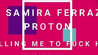 Hot black pornstar Samira Ferezz swallowed my dick whole, wanna watch?