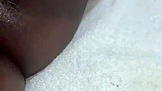 Ebony Whore Squirts Intensely While Masturbating Her Huge Ass Solo