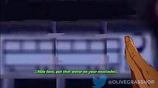 riley reid in cartoon animation hentai blowjob scene