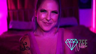 Finger play and nail fetish with a POV perspective