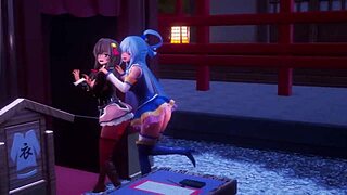 i love konosuba aqua in this cute hentai