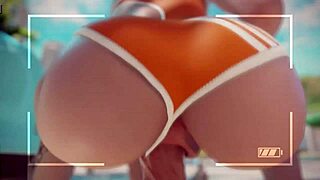 tracer asks, 'want to ride my cock on the beach?'