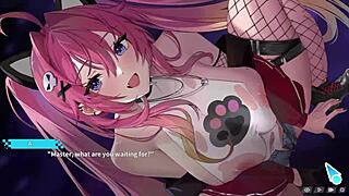 Cute Hentai Girl Bent Over in Doggystyle Riding and Creampie Scene