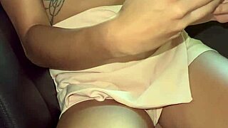 I record my friend doing webcam in her car