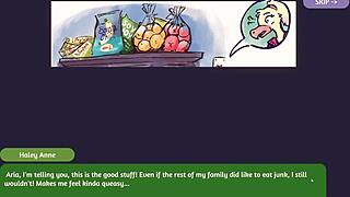 Two chicks strip in furry poker game