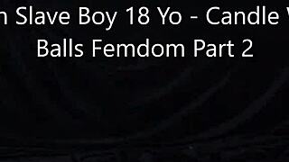 German 18-year-old slave endures intense femdom from dominant milf in bdsm play