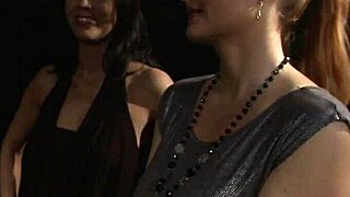 Ginger lezdom humiliates submissive babe