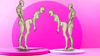 twins in the cartoon are fucking the girls in this anime hentai story