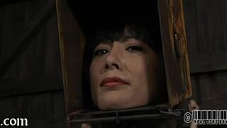 Intense punishment for the cute girl involves spanking and teasing. She squirms under the pressure.