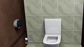 Busty Lara Croft Sucks BBC at Glory Hole