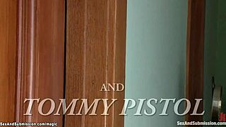 Guy dominates bound stepsister with intense fucking