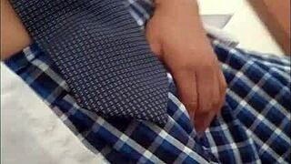 Ebony Student Seduces Professor with Homemade Porn of Big Tits and Juicy Vagina