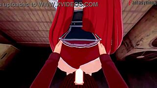 rias gremory craves more behind issei in hs dxd