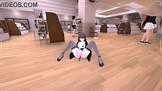 Conversational-Emoji Serika-san Exposes in Naked Coat Public Game! 😲