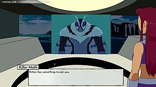 In 18titans part 5, he finally fucks starfire