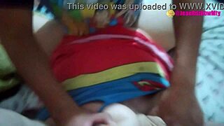 After Comic Con With Wife In Cosplay