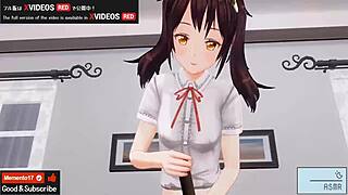 In this uncensored Japanese hentai anime, enjoy handjob and blowjob with ASMR. Earphones recommended