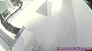 Teen Slams Hard in Public Bathroom with Raw Outdoor Action and Cumshot