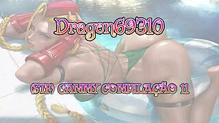 i watch stf cammy's compilation of intense fucking scenes in 3d anime hentai, feeling every moment deeply