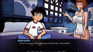 can you handle maddie fenton in wild hentai action?